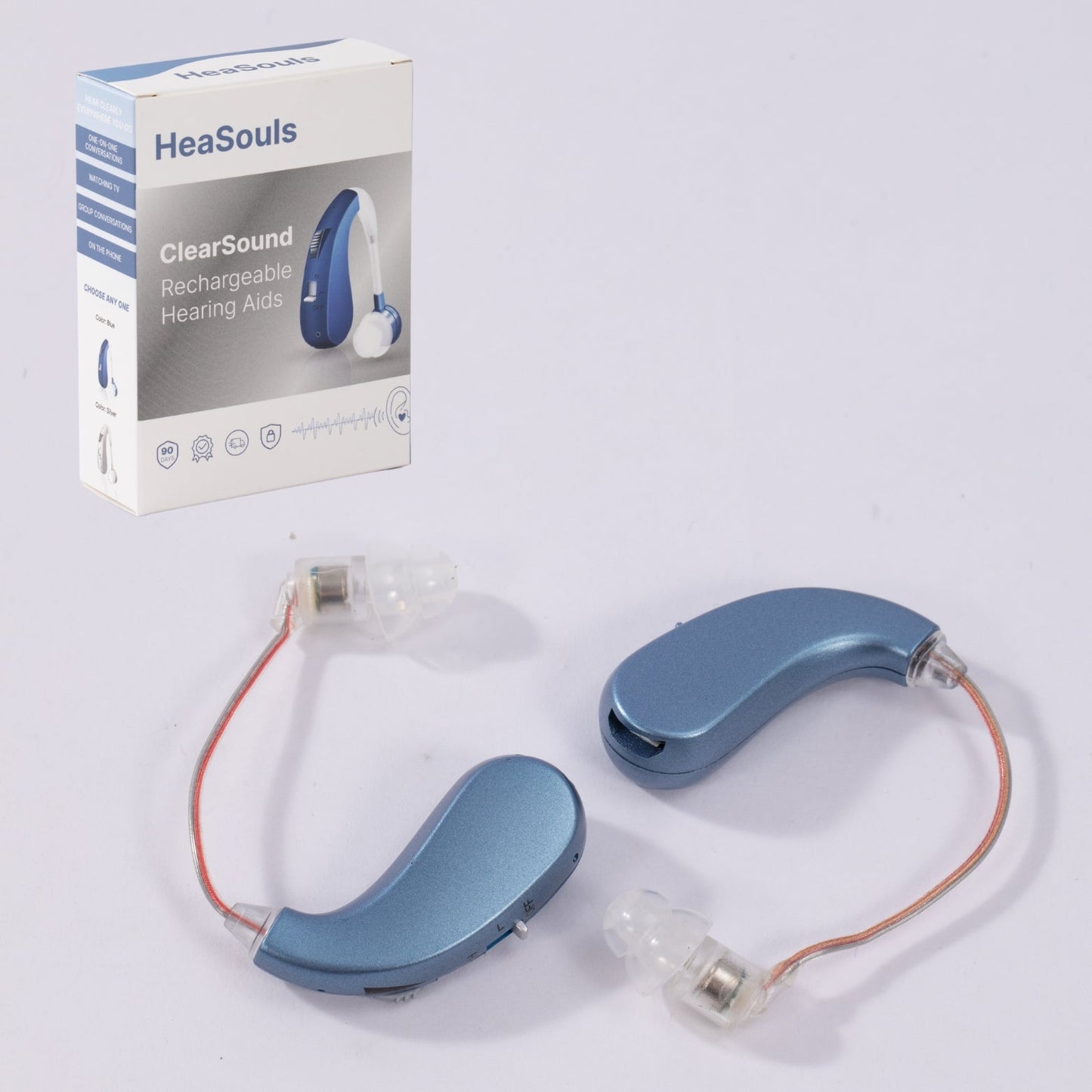 Selfhears™ ClearSound BTE Rechargeable Hearing Aids (Pair Of 2)