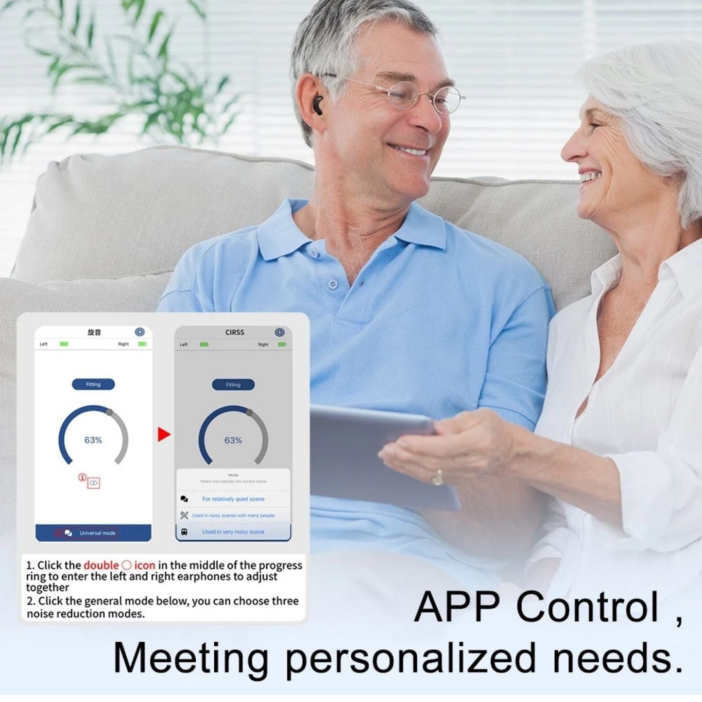Selfhears™ Bluetooth Hearing Aids ITE (App Controlled)