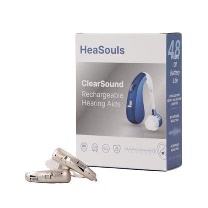 Selfhears™ ClearSound BTE Rechargeable Hearing Aids (Pair Of 2)