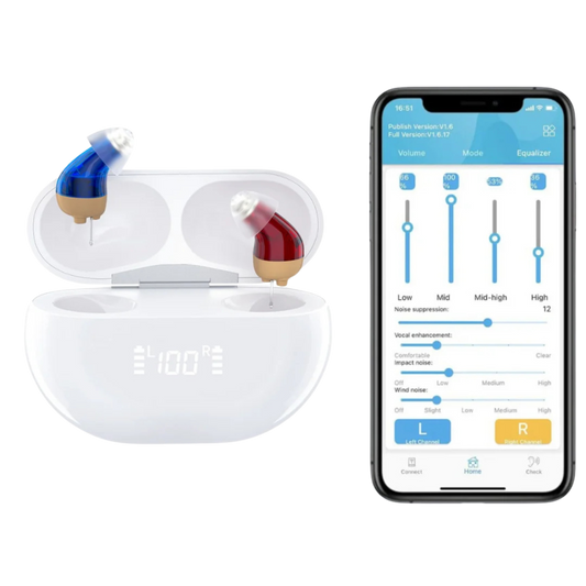 Selfhears™  Micro CIC Hearing Aids (App Controlled)