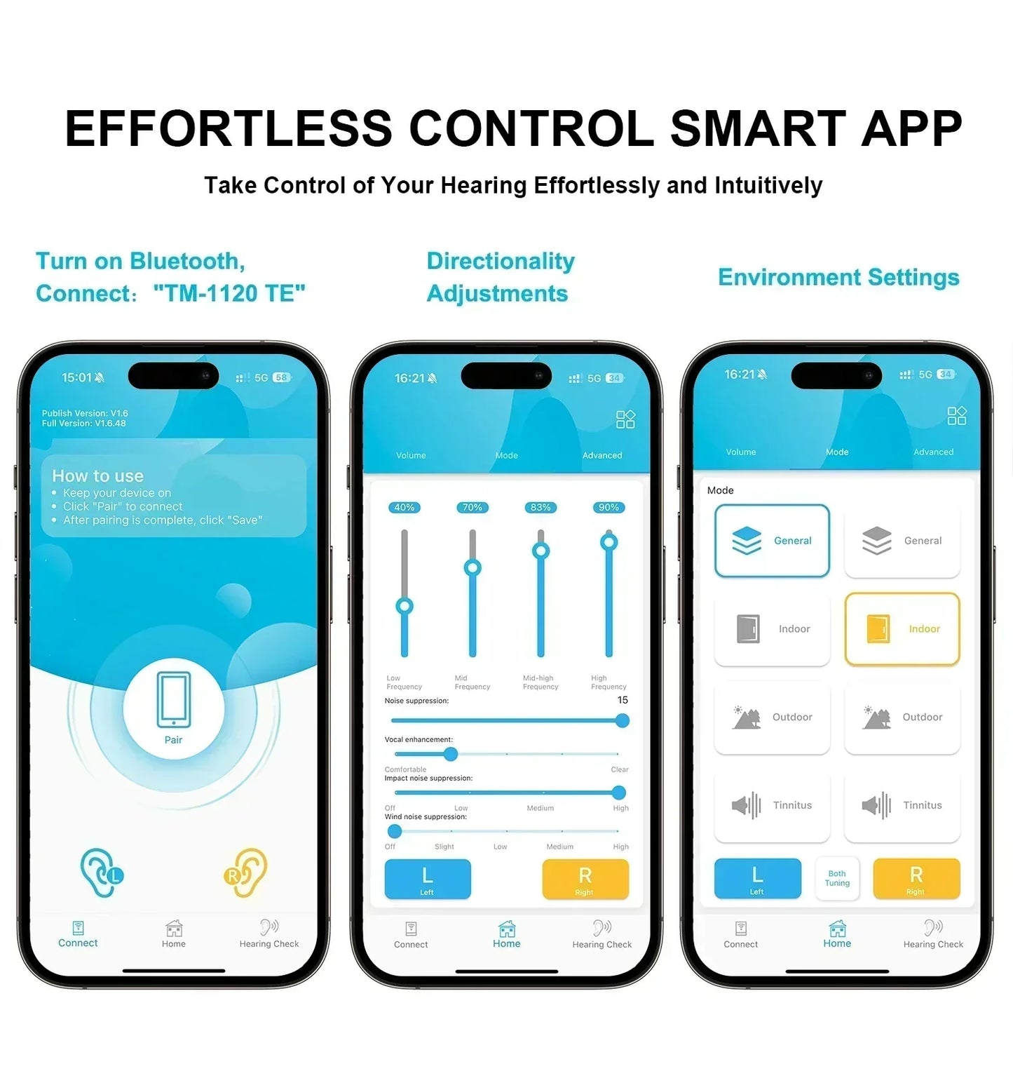 Selfhears™ Tiny ITE Bluetooth Hearing Aids (App Controlled)