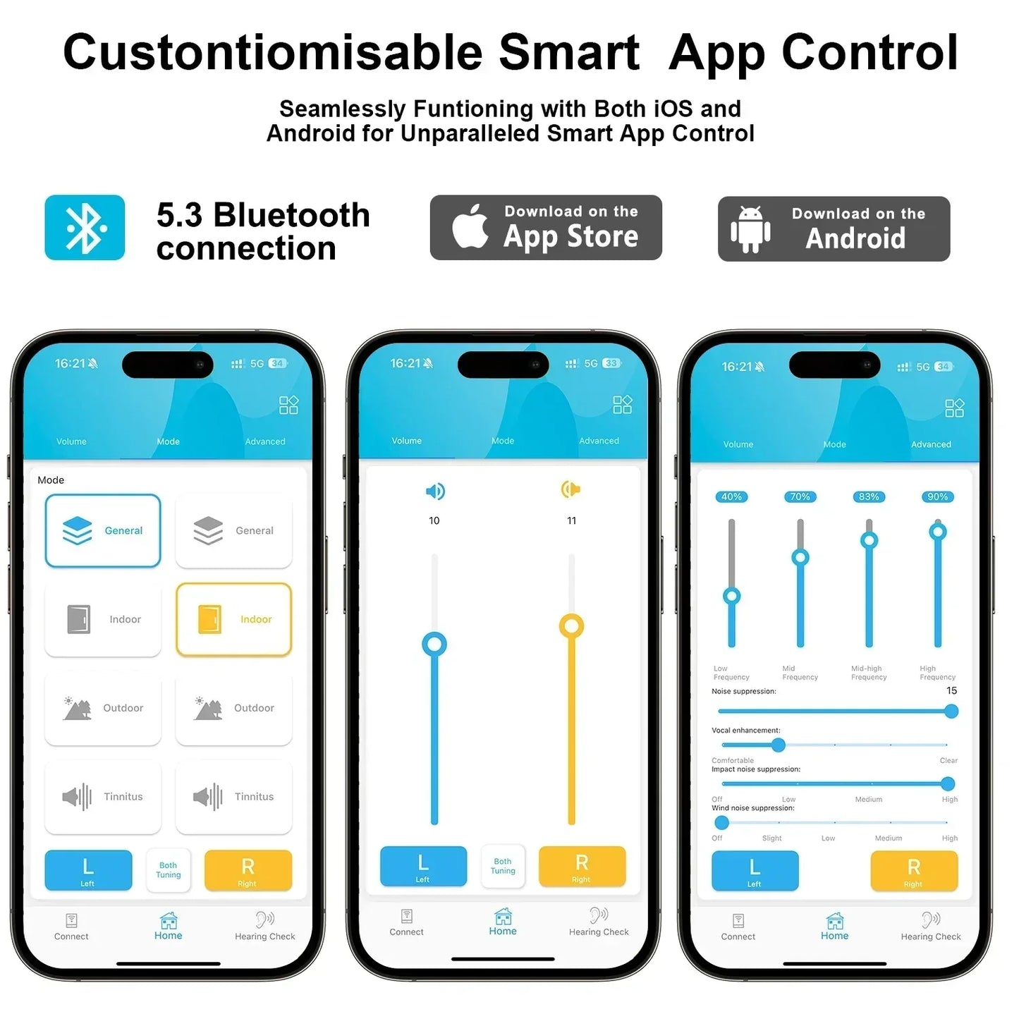 Selfhears™ Tiny ITE Bluetooth Hearing Aids (App Controlled)