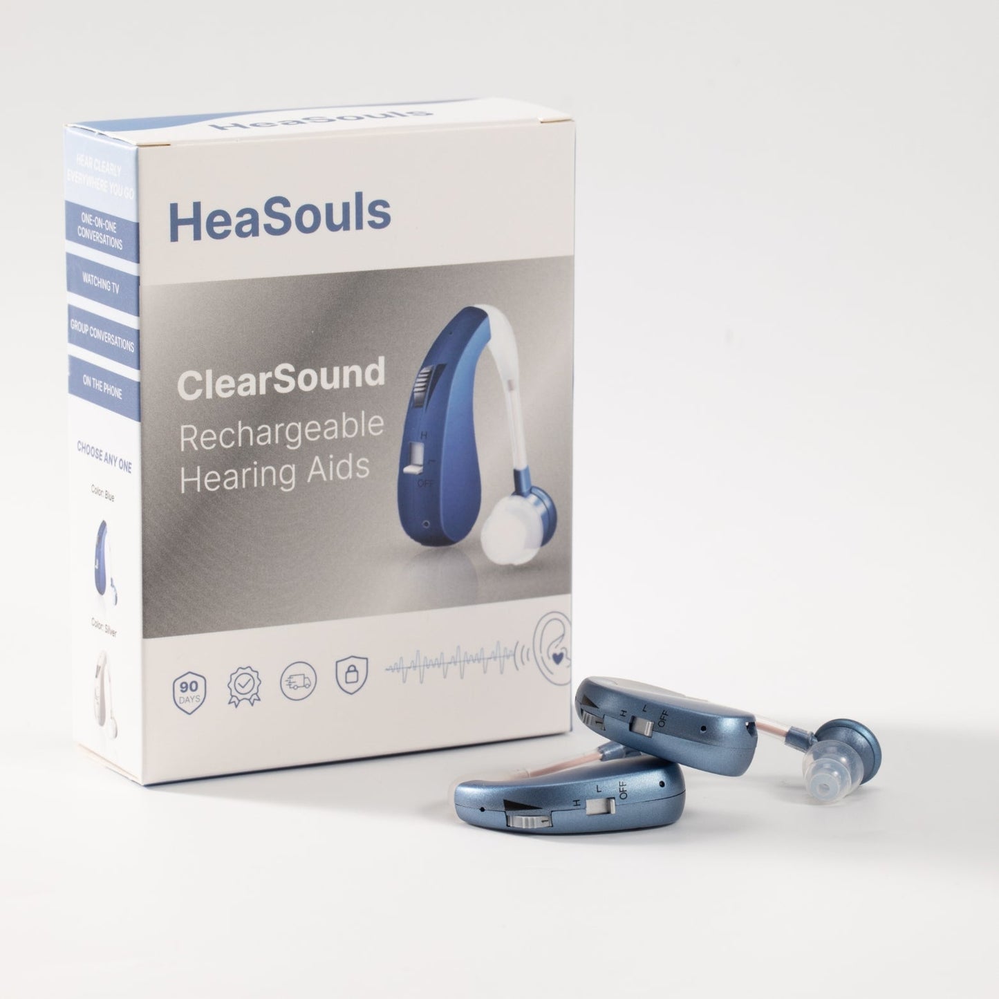 Clairons™️ ClearSound Rechargeable Hearing Aids (Pair Of 2)