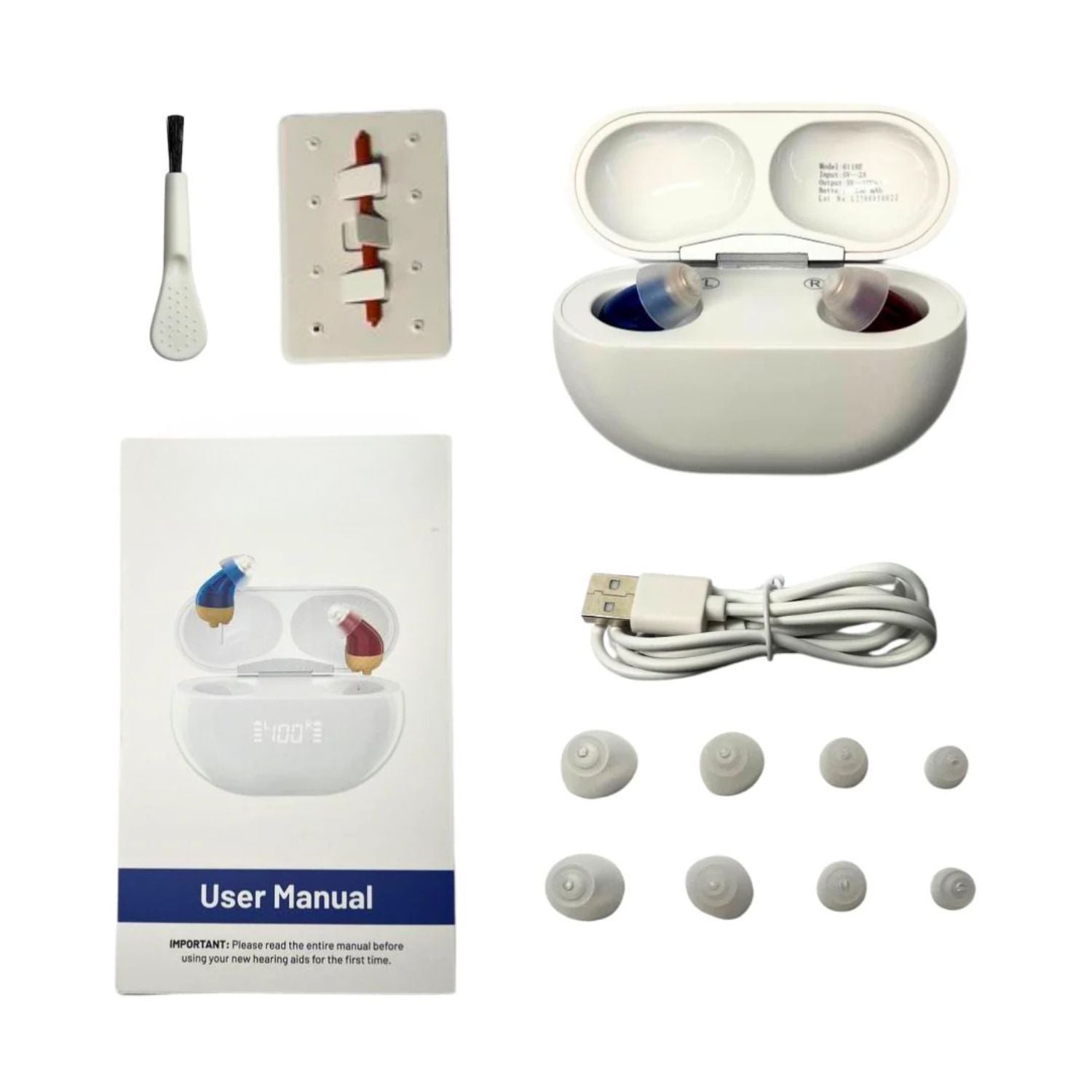 Selfhears™  Micro CIC Hearing Aids (App Controlled)